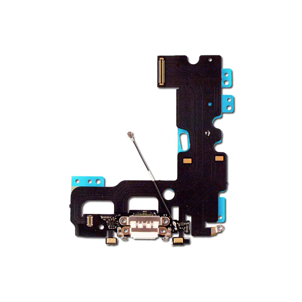 Charging Port With Microphone & Flex For Apple iPhone 7 White